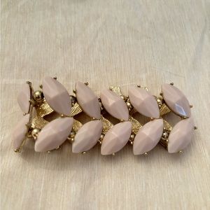 Pink Rhinestone Stretch Bracelet